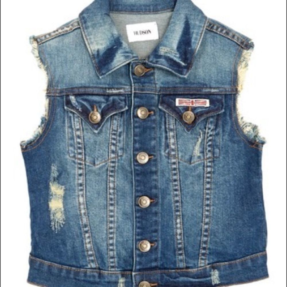 Hudson | Distressed Denim Vest